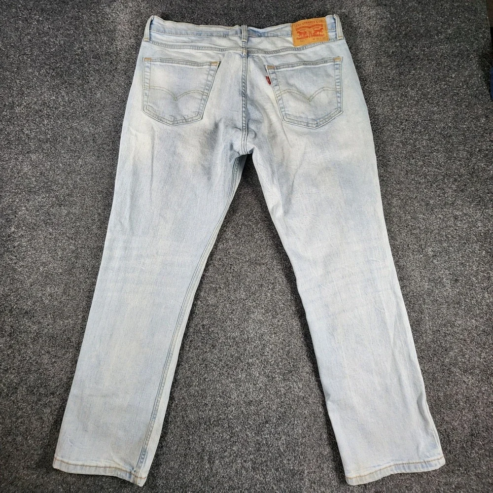 Levi's 511 Slim Fit Jeans Mens 36x29 Fit 35x27.5 Light Wash Denim Stretch